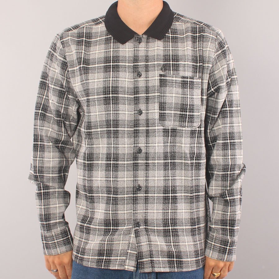 Volcom Louie Lopez Flannel - Black Volcom Louie Lopez Flannel - Black