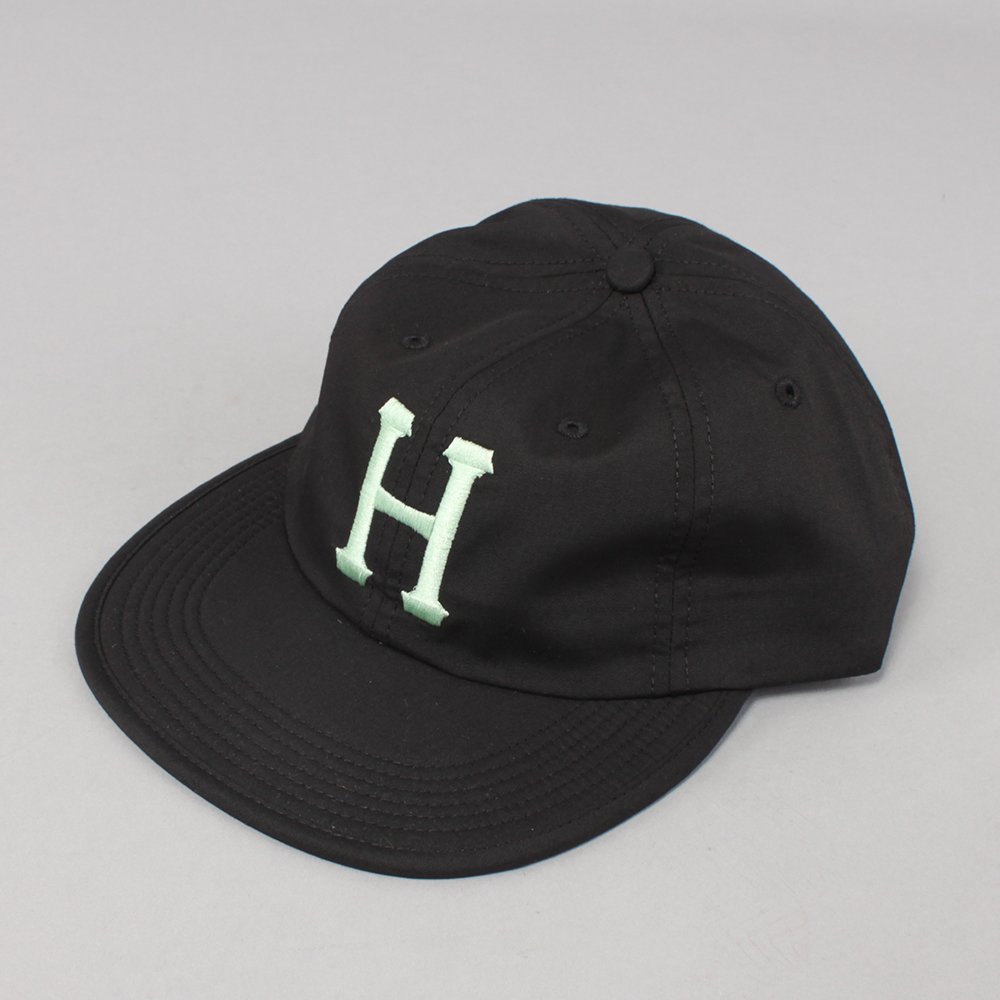 Huf Classic H Formless 6 Panel Cap - Black/Mint Huf Classic H Formless 6 Panel Cap - Black/Mint