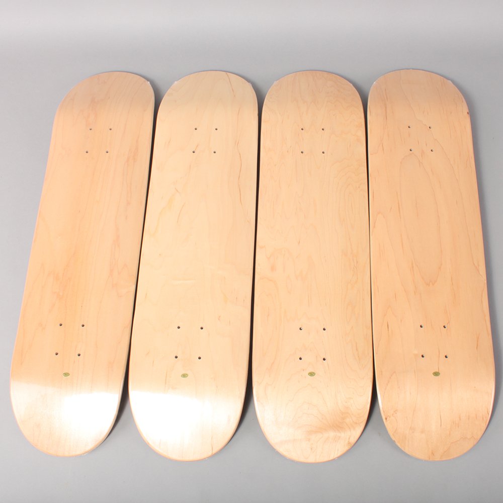 4 stk. Blank Skateboard Decks 4 stk. Blank Skateboard Decks