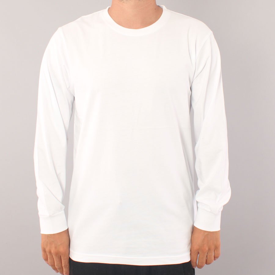 The Boss No Logo LS T-shirt - White The Boss No Logo LS T-shirt - White