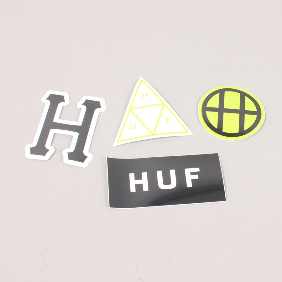 Huf Core Logo Sticker Pack Huf Core Logo Sticker Pack