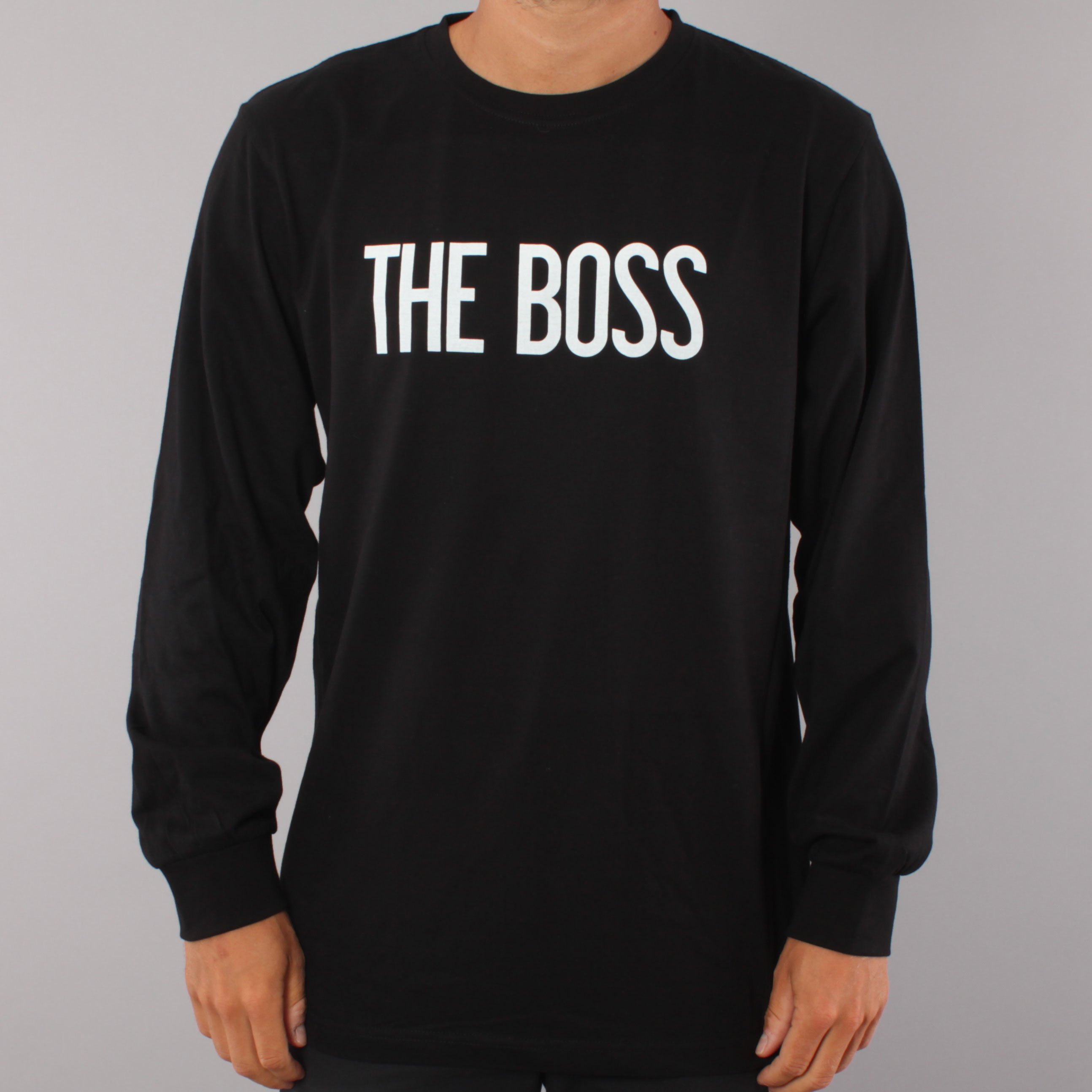 The Boss Logo LS T-shirt - Black The Boss Logo LS T-shirt - Black