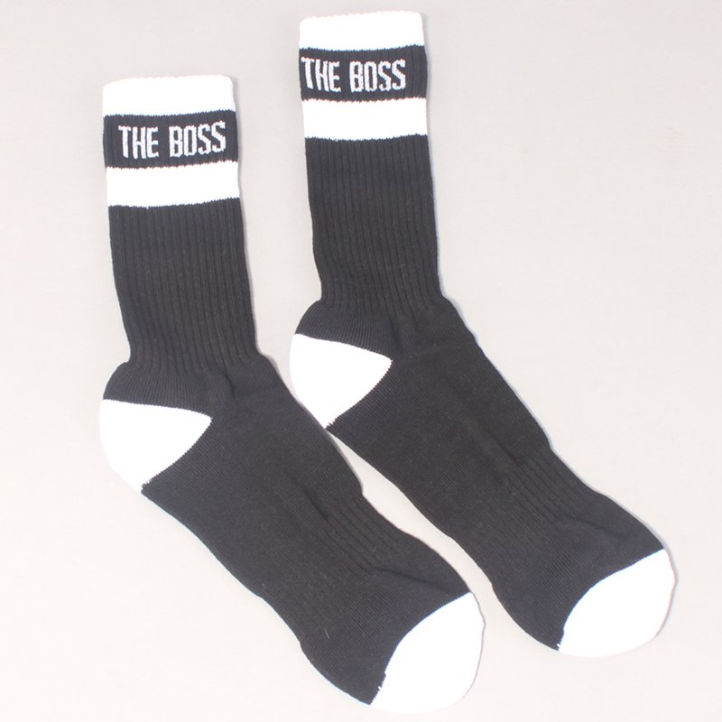 The Boss Logo Socks - Black/White The Boss Logo Socks - Black/White