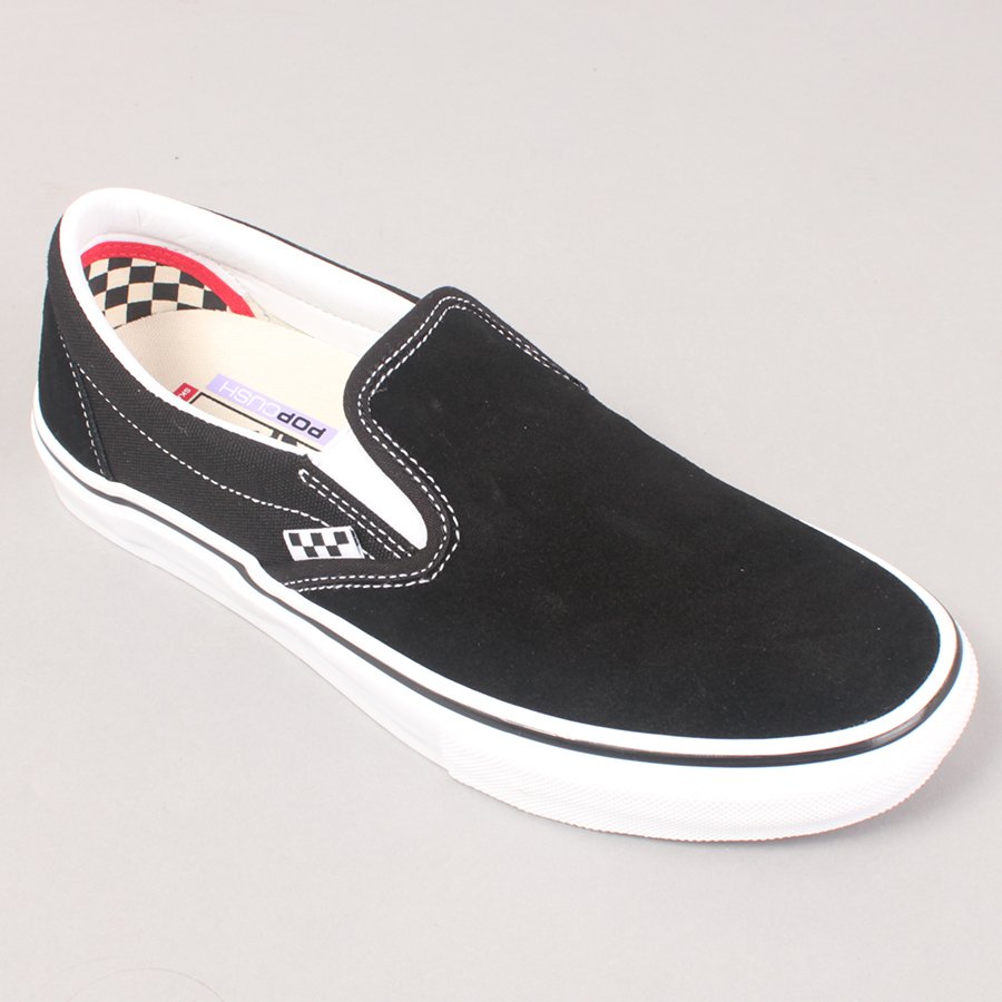 Vans Skate Slip On - Black/White Vans Skate Slip On - Black/White