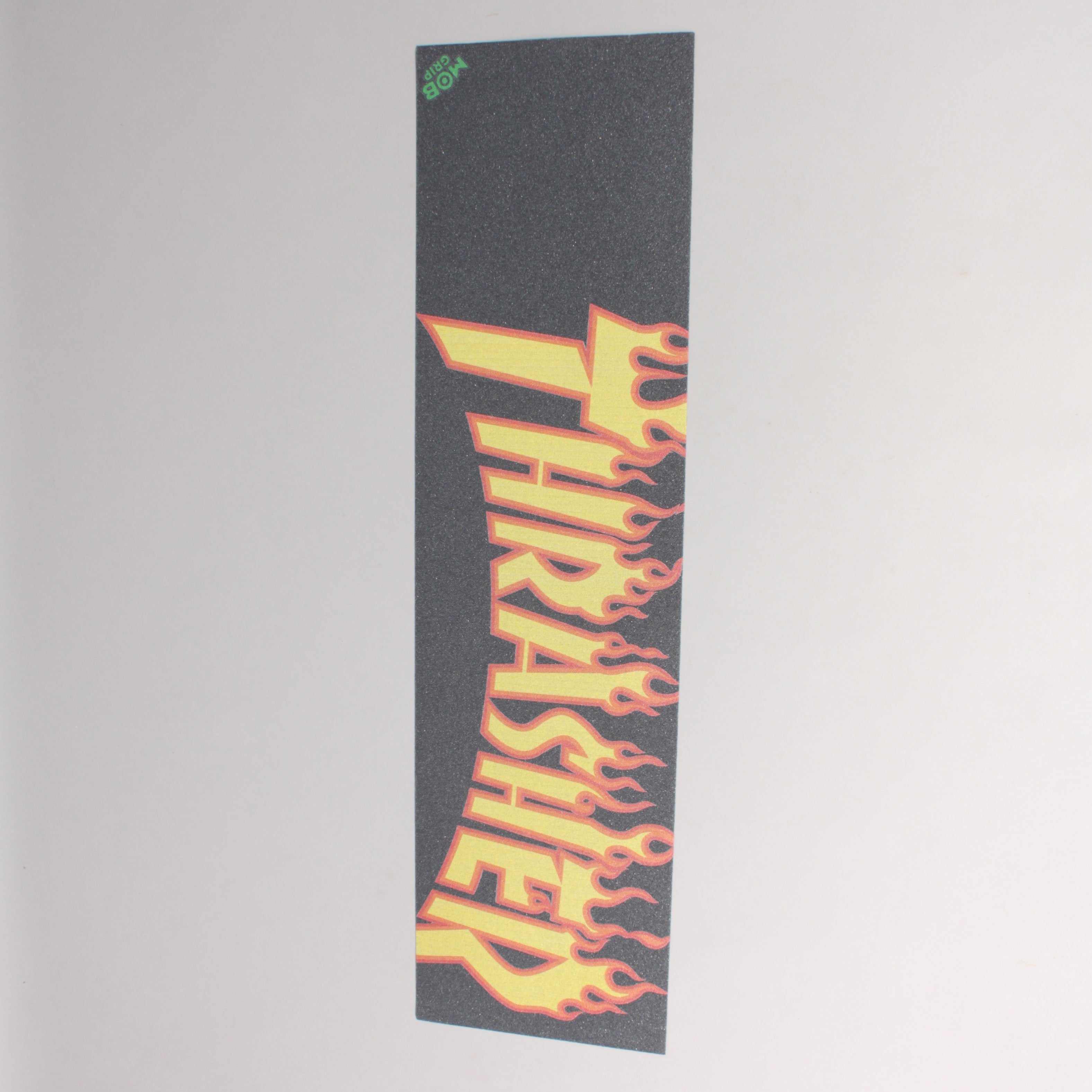 MOB Thrasher Flame Logo Griptape - Black MOB Thrasher Flame Logo Griptape - Black