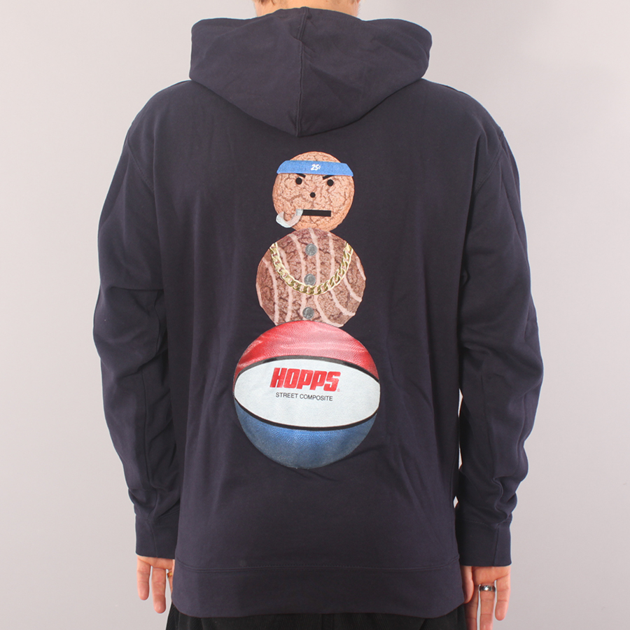 Hopps x Quarter Snacks Snackman Hood - Navy Hopps x Quarter Snacks Snackman Hood - Navy