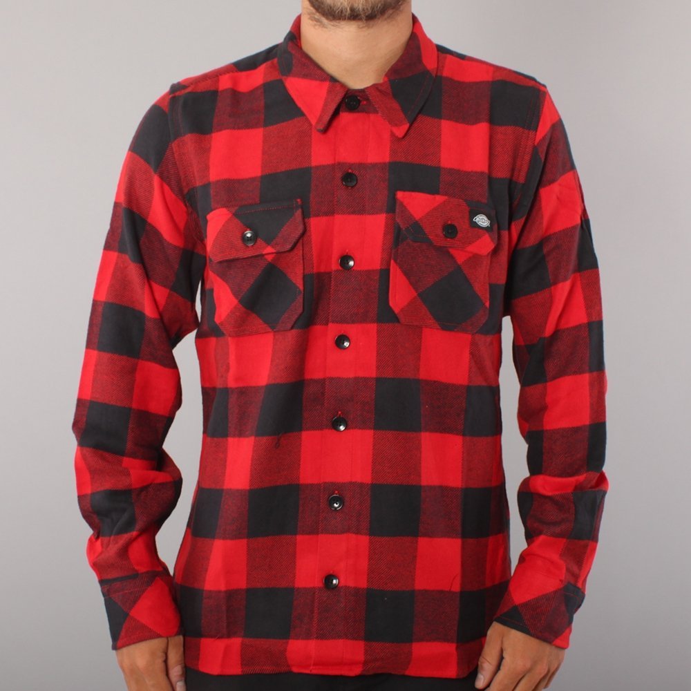 Dickies Sacramento LS Woven - Red Dickies Sacramento LS Woven - Red