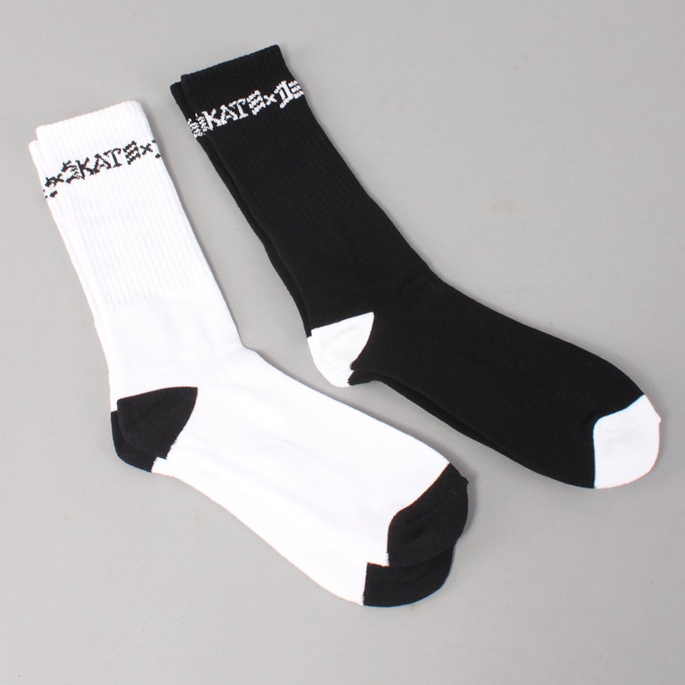Thrasher Skate & Destroy Socks 2 Pack Thrasher Skate & Destroy Socks 2 Pack
