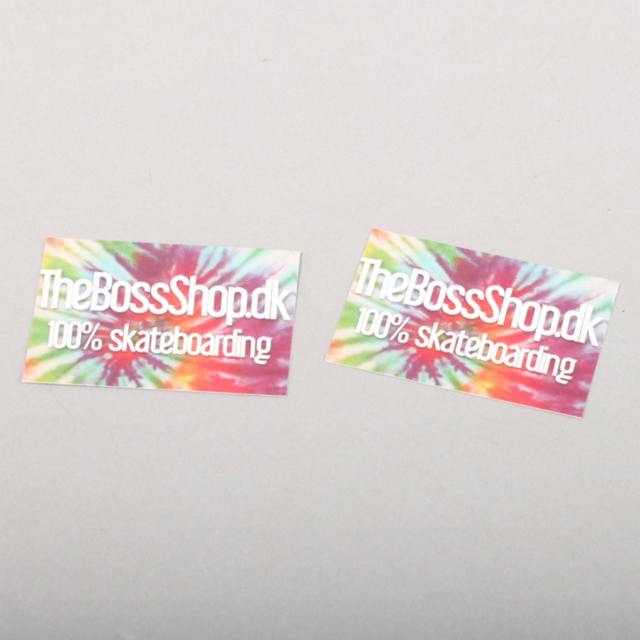 The Boss Logo Stickers - Tie Dye The Boss Logo Stickers - Tie Dye