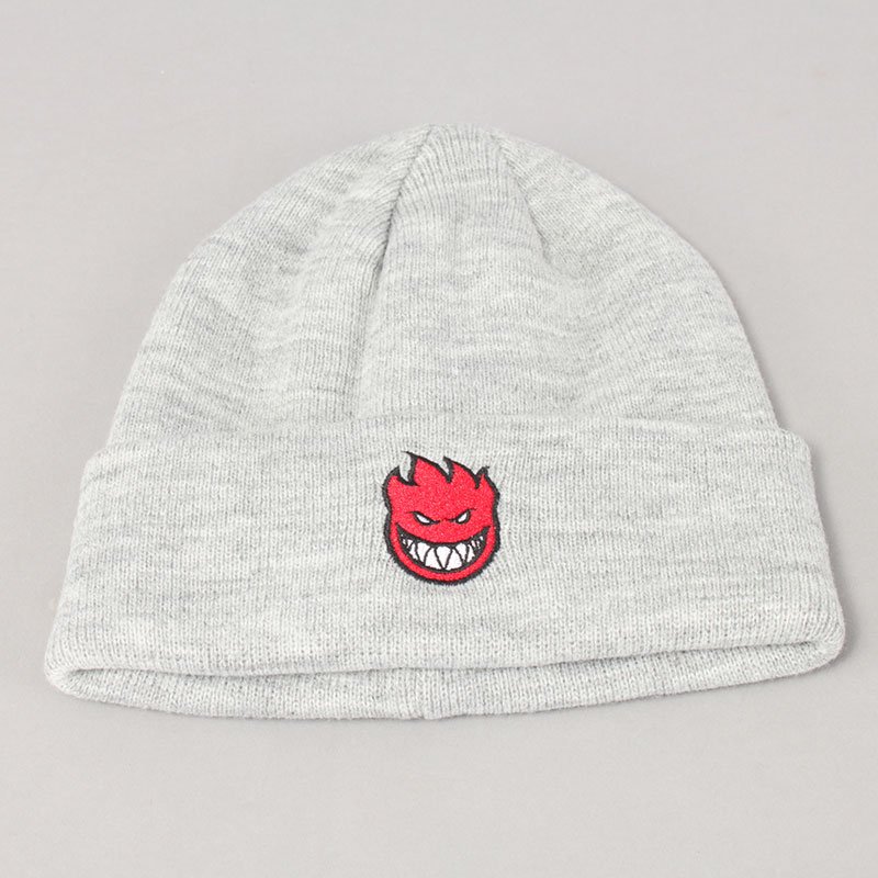 Spitfire Bighead Fill Beanie - Grey/Red Spitfire Bighead Fill Beanie - Grey/Red