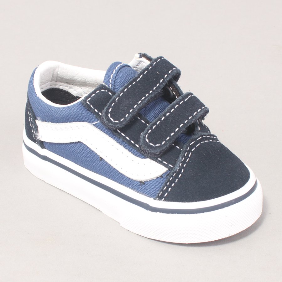 Vans Old Skool Youth Velcro - Navy/White Vans Old Skool Youth Velcro - Navy/White