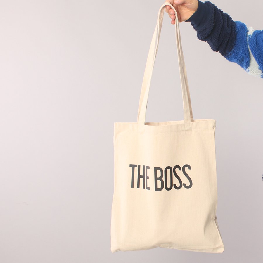 The Boss Logo Totebag - Nature The Boss Logo Totebag - Nature