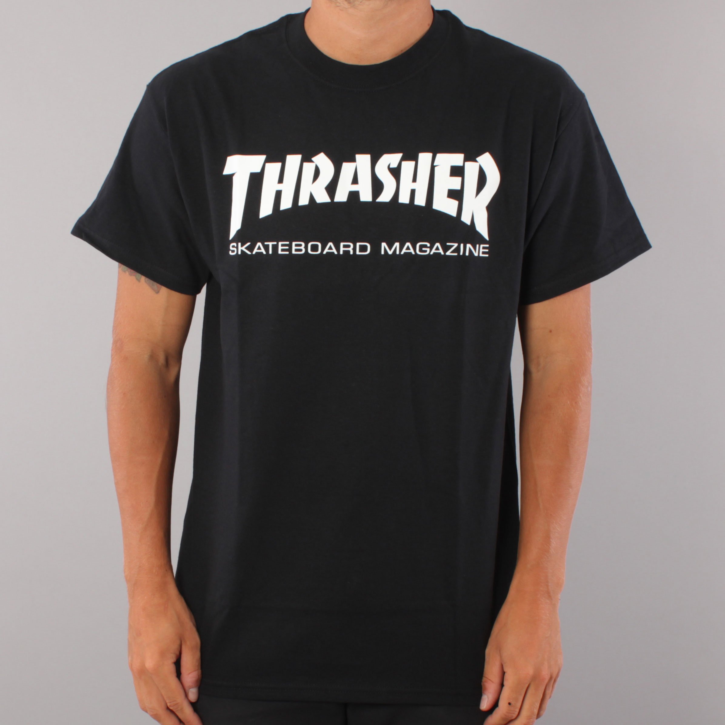 Thrasher Skate Mag T-shirt - Black Thrasher Skate Mag T-shirt - Black