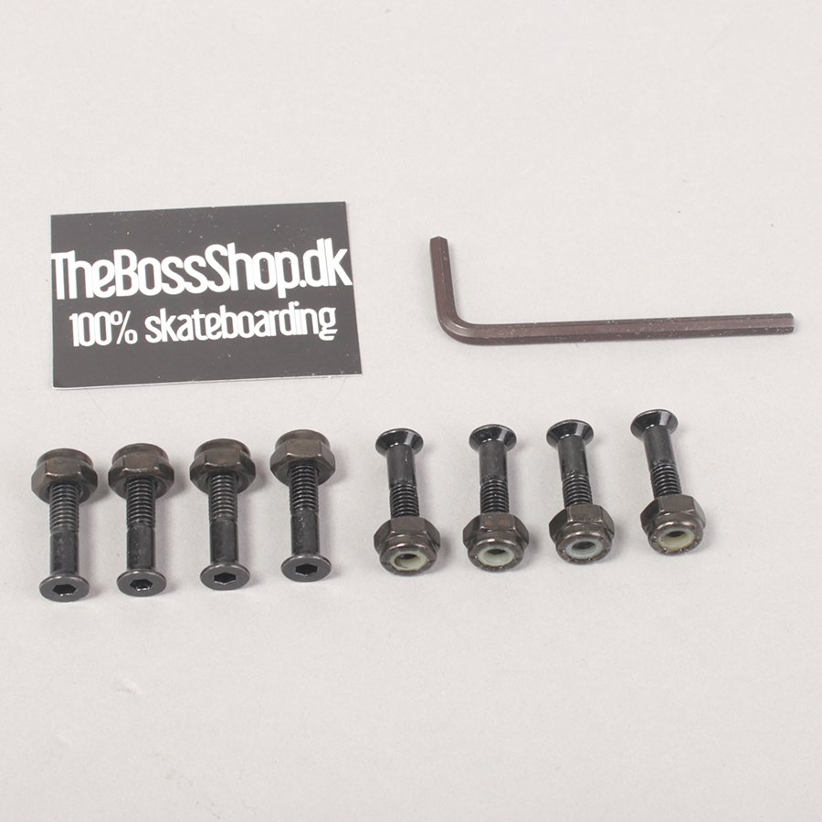 The Boss Viking Allen Screws 7/8" - Black The Boss Viking Allen Screws 7/8" - Black