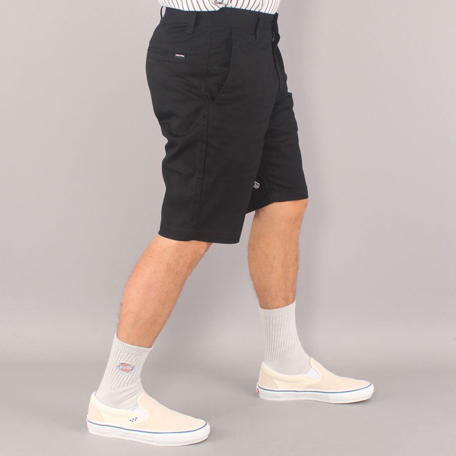 Volcom FRICKN Chino Youth Shorts - Black Volcom FRICKN Chino Youth Shorts - Black