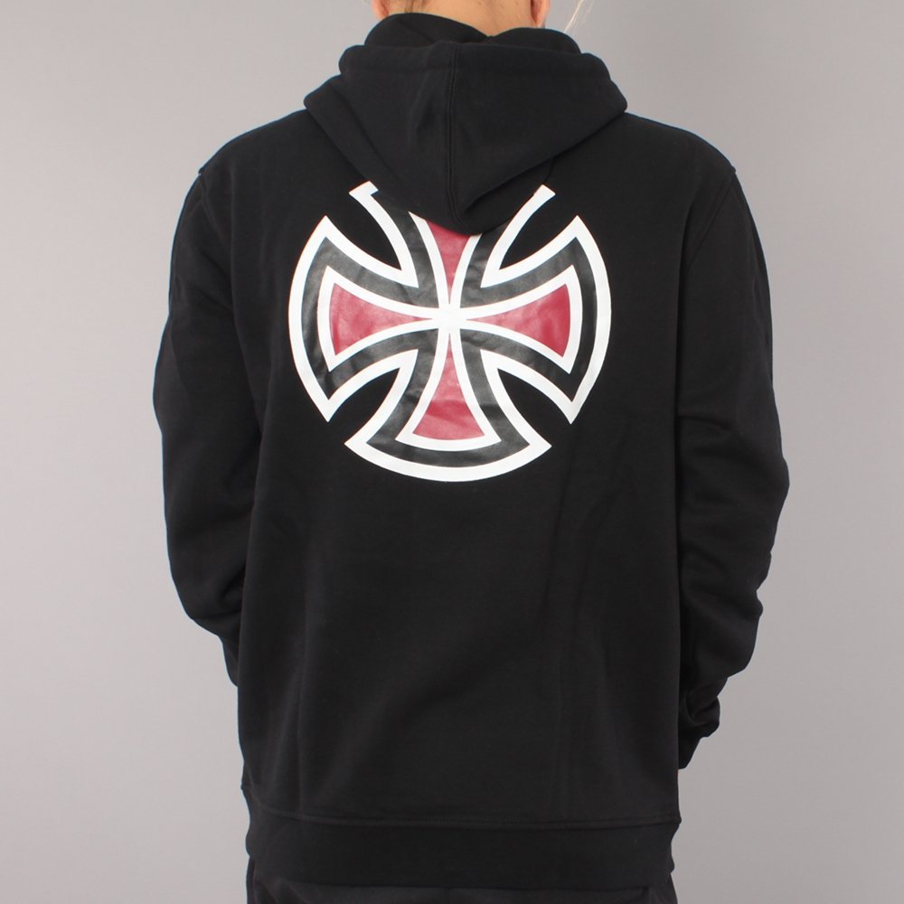 Independent Bar Cross Youth Hood - Black Independent Bar Cross Youth Hood - Black